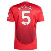 Officiële Voetbalshirt Manchester United Maguire 5 Thuis 2024-25 - Heren